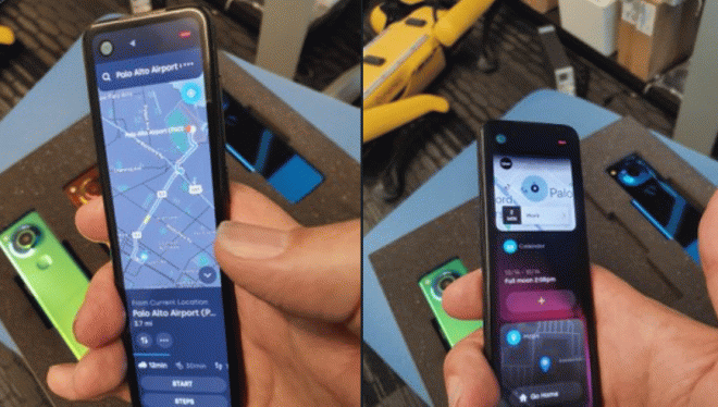 Глава Android Энди Рубин показал новый и крайне необычный смартфон Gem 
