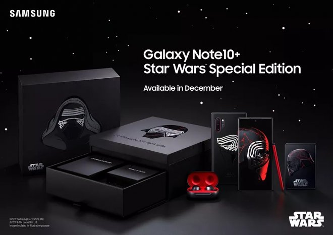 Samsung выпустил специальную версию Galaxy Note 10+ для всех фанатов Звездных Войн 