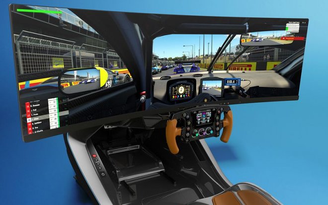 Aston Martin выпустил роскошный гоночный симулятор-люкс AMR-C01 