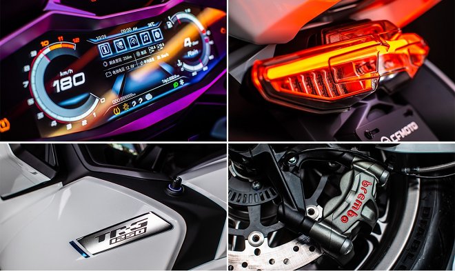 Китайская компания CFMoto представила самый мощный мотоцикл в истории страны 