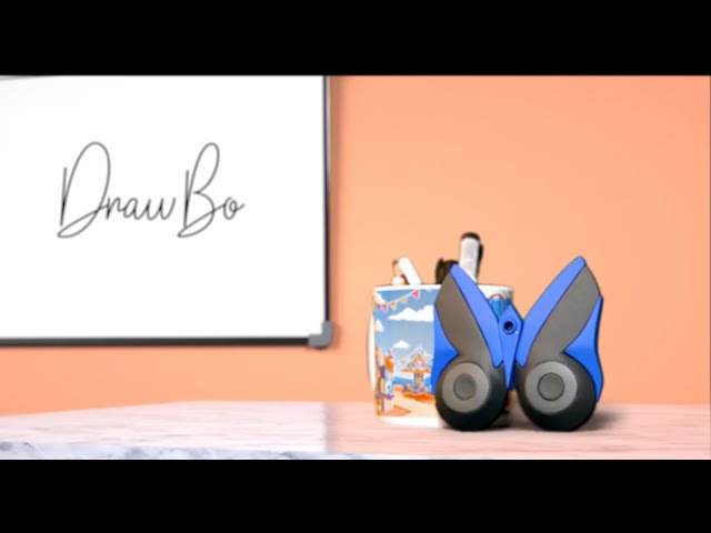 Маленький робот-бабочка DrawBo шаг за шагом научит детей рисовать 