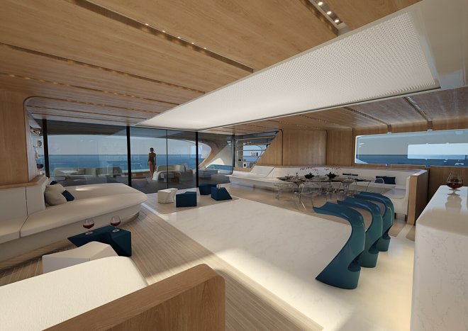 Знаменитые архитекторы из бюро Zaha Hadid разработали дизайн для роскошной яхты 