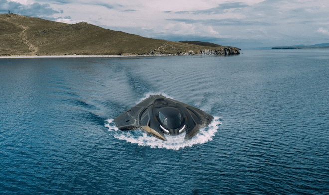 Уникальная бронированная субмарина Kronos способна плавать под водой со скоростью 50 км/ч 