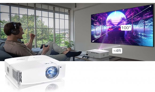 Геймерский проектор Optoma превратит любую стену в серьезный игровой экран 