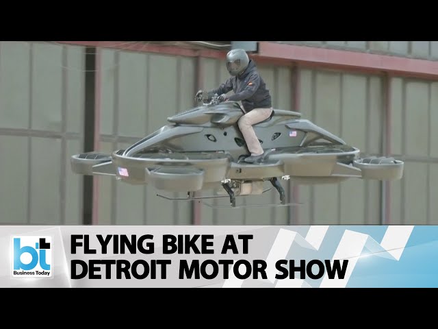 На автосалоне в Детройте представили летающий мотоцикл XTURISMO 