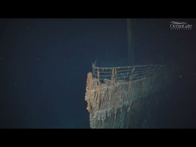Опубликован кадры с места крушения «Титаника» в разрешении 8К 