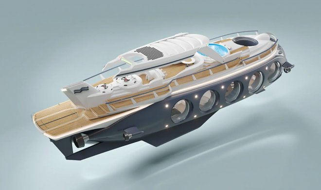 U-Boat Worx разработала дизайн для подводной супер-яхты Nautilus 