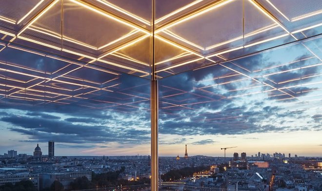 Уникальная крыша-калейдоскоп позволит взглянуть на Париж под непривычным углом 