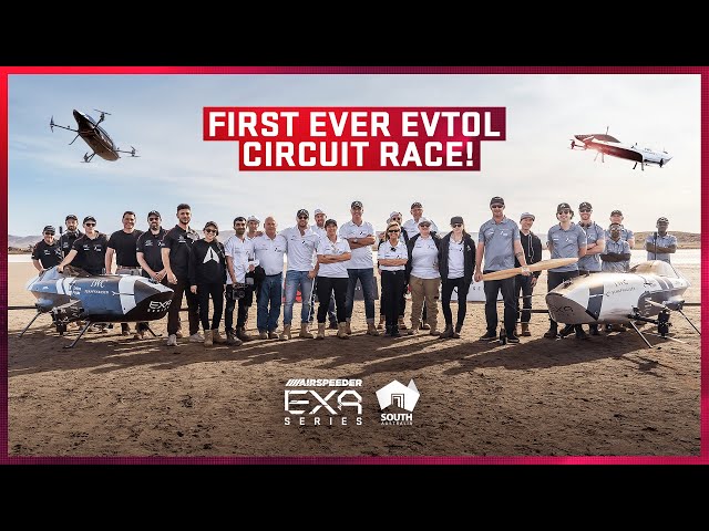 В Австралии прошли первые в мире гонки на летающих электромобилях 