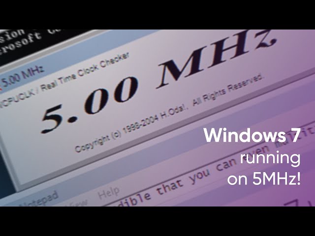 Энтузиаст запустил Windows 7 на «древнем» процессоре: загрузка заняла 30 минут 