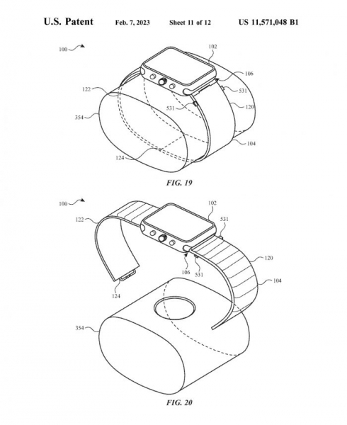 Apple запатентовала технологию, котрая позволит добавить видеокамеру в Apple Watch 