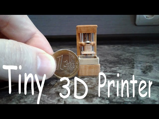 Группа энтузиастов создала самый маленький действующий 3D-принтер в мире 