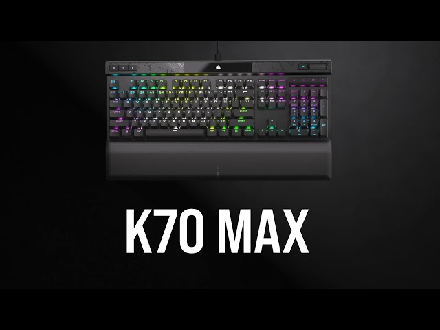Corsair готова поразить геймеров уникальной магнитной клавиатурой K70 Max 