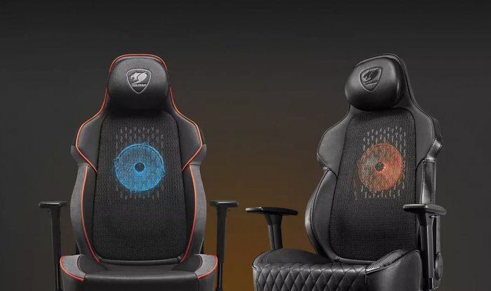 Cougar выпустила геймерское кресло со встроенным вентилятором для особо жарких боев 