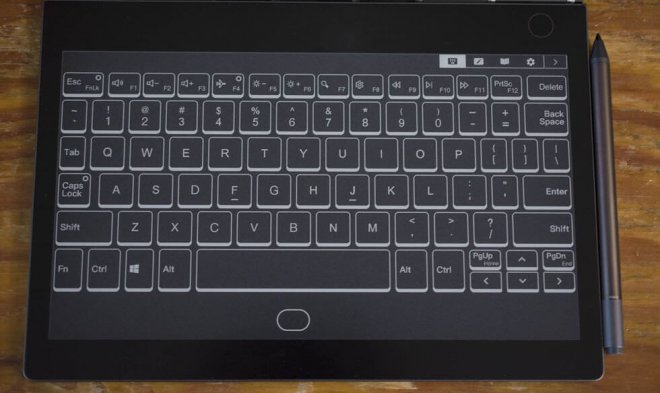 Lenovo представила ноутбук Yoga Book С930 с клавиатурой на электронных чернилах 