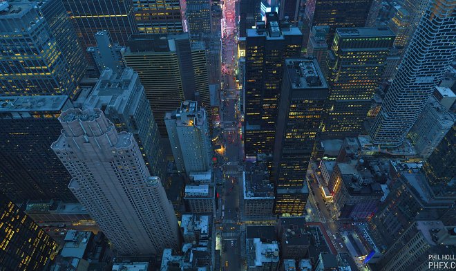 Нью-Йорк с высоты птичьего полета в фантастическом разрешении 12К 