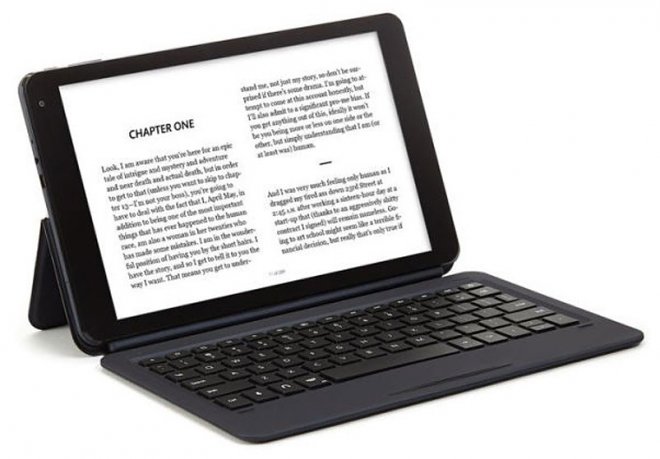 Новый планшет Nook Tablet 10.1 легко превращается в импровизированный ноутбук