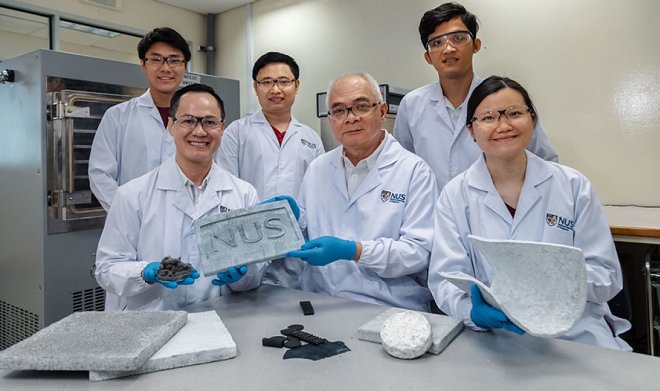Сингапурские ученые научились получать превосходный аэрогель из старых покрышек 