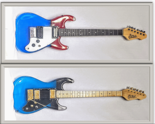 Стильные жидкостные гитары меняют цвет за считанные минуты 