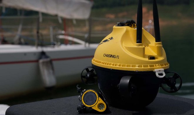 Видеодрон Chasing F1 поможет рыболовам искать добычу под водой 